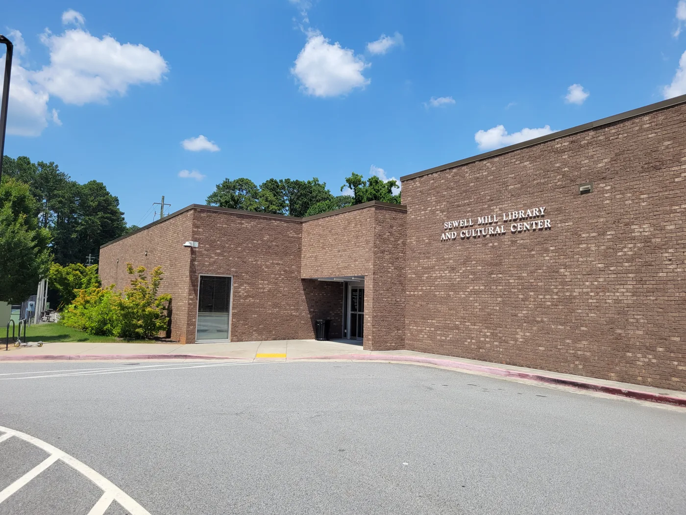 Sewell Mill Library and Cultural Center on Lower Roswell Road in East Cobb