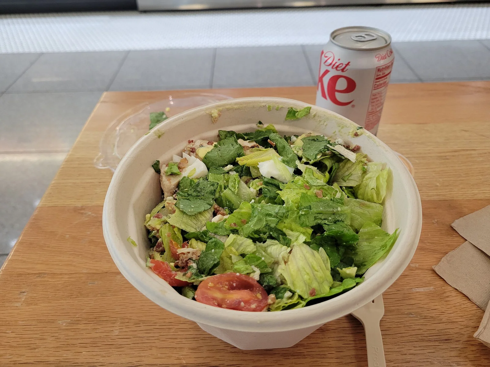 A Cobb salad at a restaurant in East Cobb