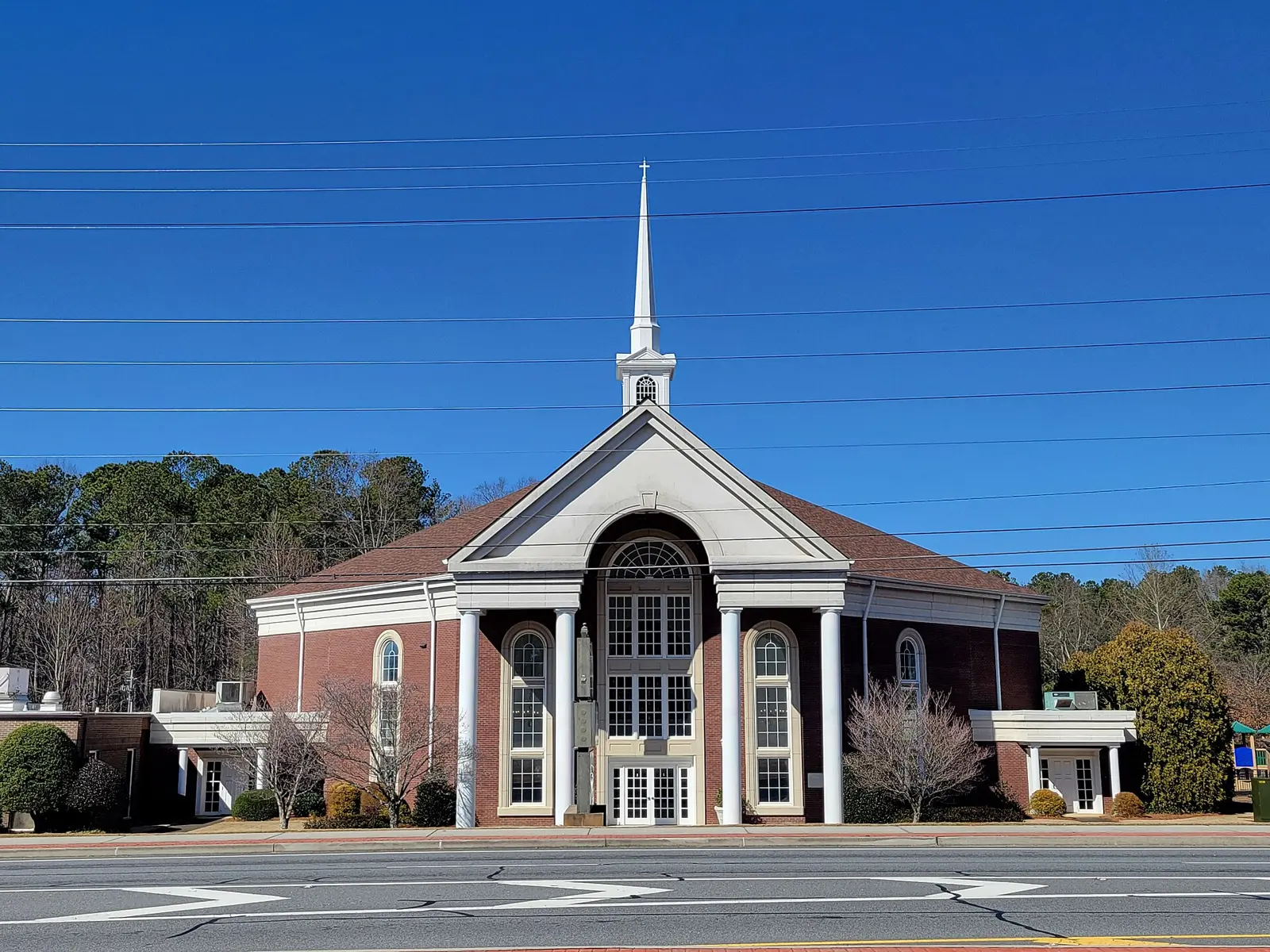 Sandy Plains Baptist Church, less than half a mile from Addison Elementary