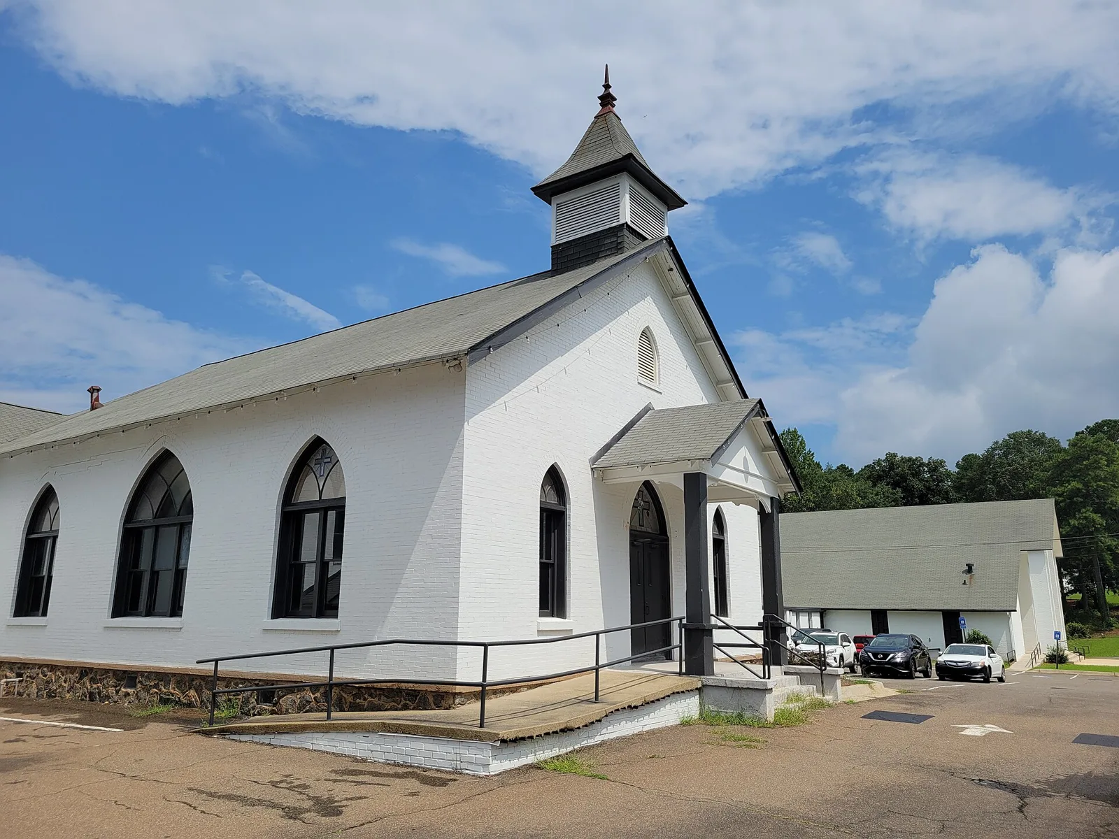 Old Noonday Church in the Noonday area of Cobb County, a little over a mile from Nicholson Elementary