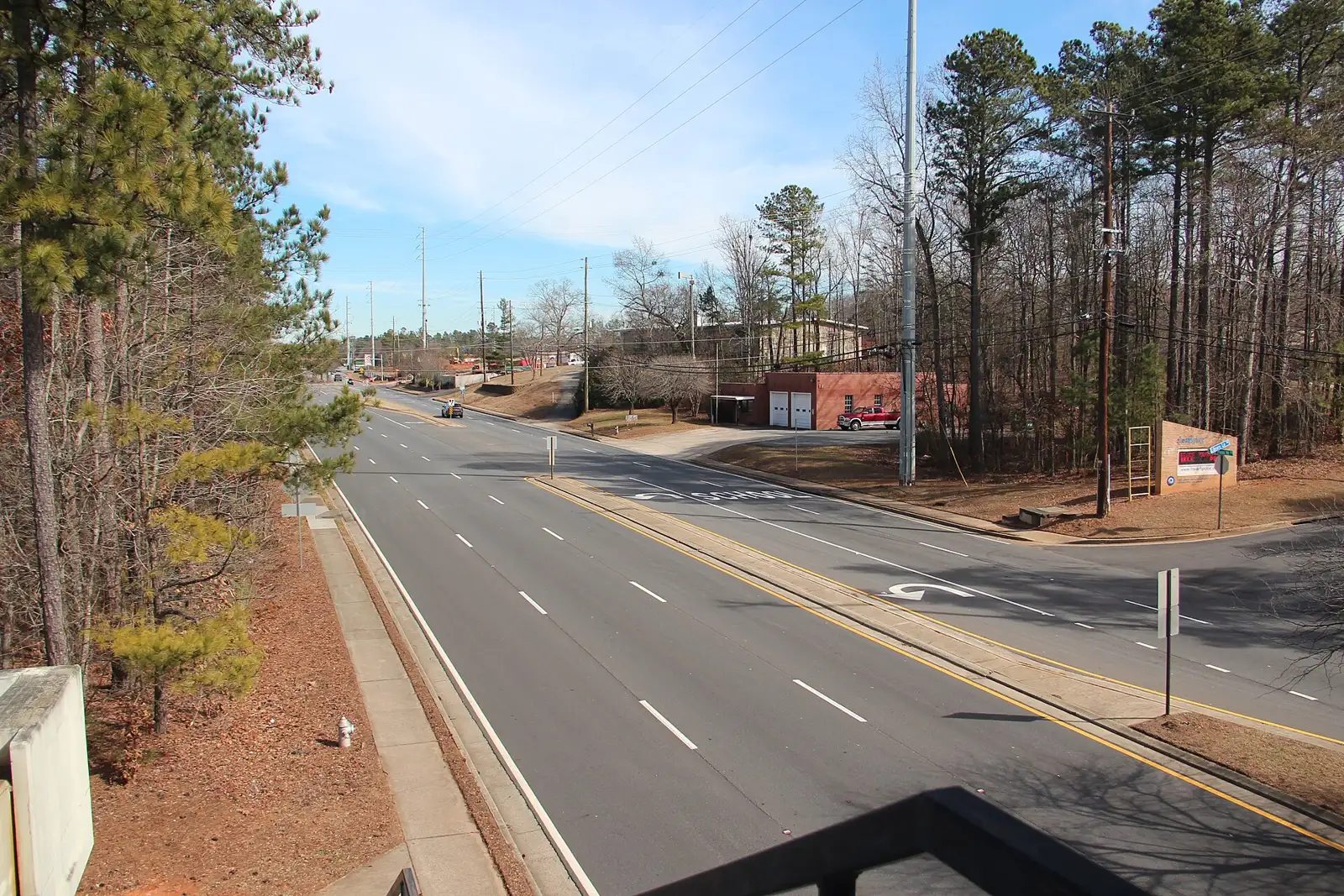 Sandy Plains Road in northeast Cobb County