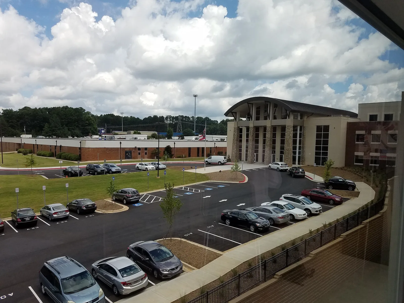 The front of Walton High School on Bill Murdock Road in East Cobb