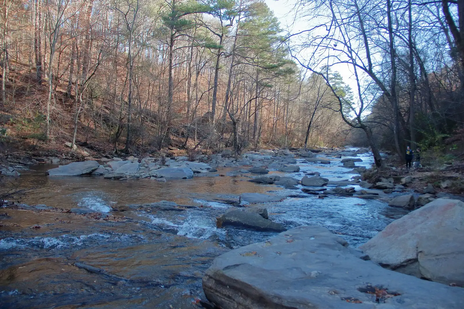 Sope Creek, the stream that gives the area and the school their name